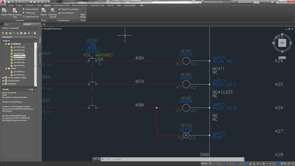 CAD Setup and Templates AutoCAD Electrical model space Moving at the Speed of Business