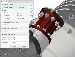 Autodesk Inventor measure commands. Autodesk Inventor training fundamentals course