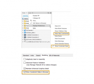 Inventor User Interface Assembly Constraints Moving at the Speed of Business