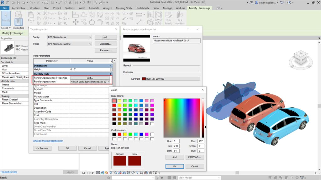 Revit enhanced rpcs in realistic views