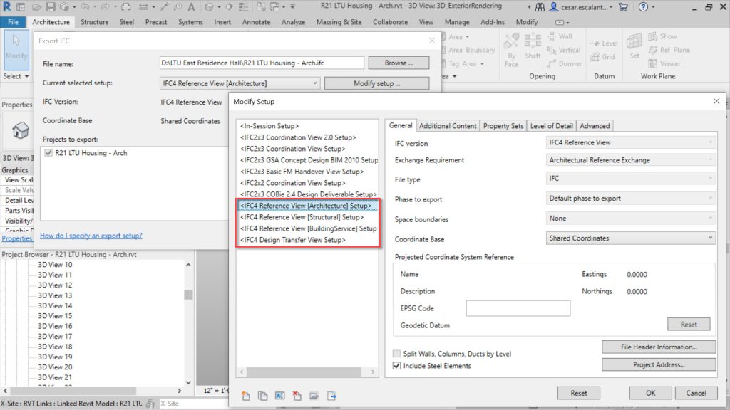 revit 2022 ifc4 certifications