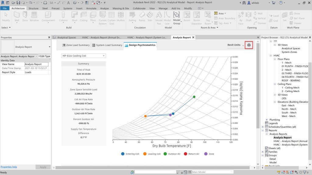 revit 2022 systems analysis load and psychrometric reports Moving at the Speed of Business