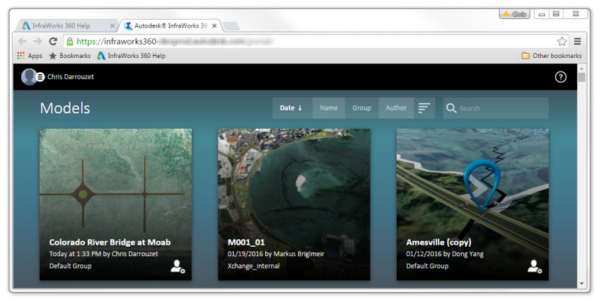 Autodesk Infraworks Model Management