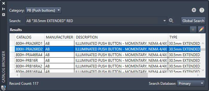 AutoCAD Vs AutoCAD Electrical Catalog