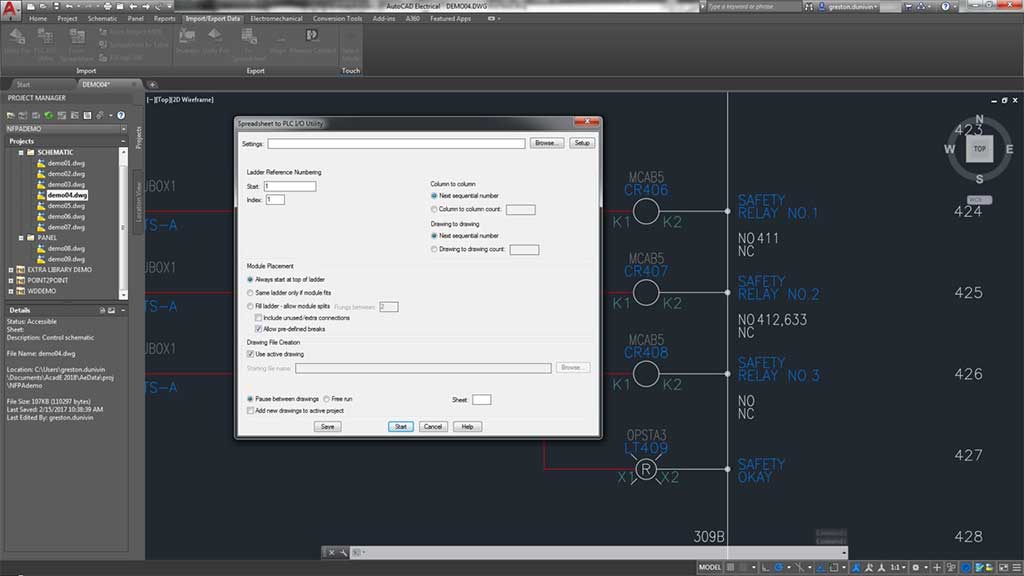 AutoCAD Vs AutoCAD Electrical PLC