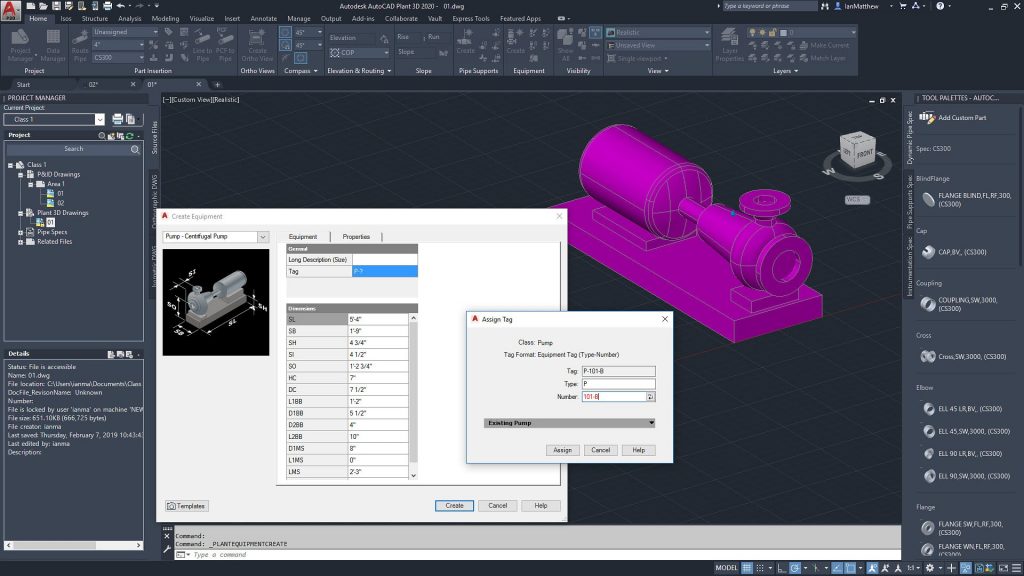 Plant 3D Toolset Now Included With AutoCAD Parametric Equipment Templates