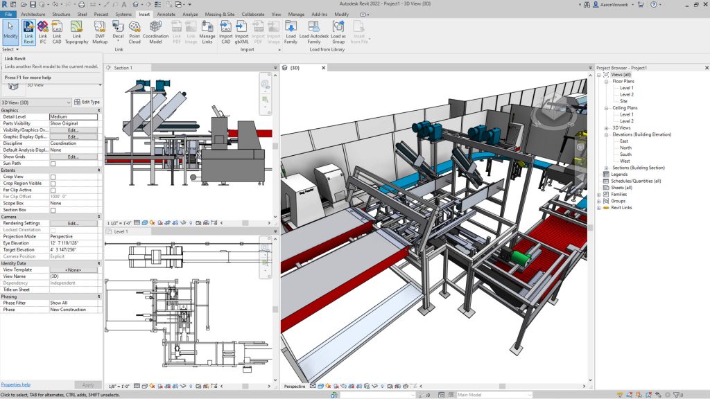 Revit link inventor assemblies